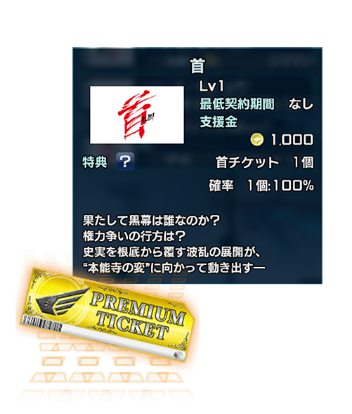 信長の野望 20XX コラボアイテム