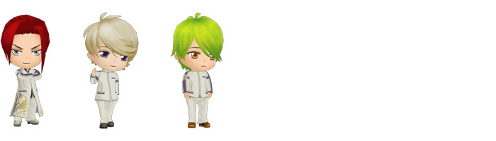 左より、冥加玲士/天宮 静/七海宗介