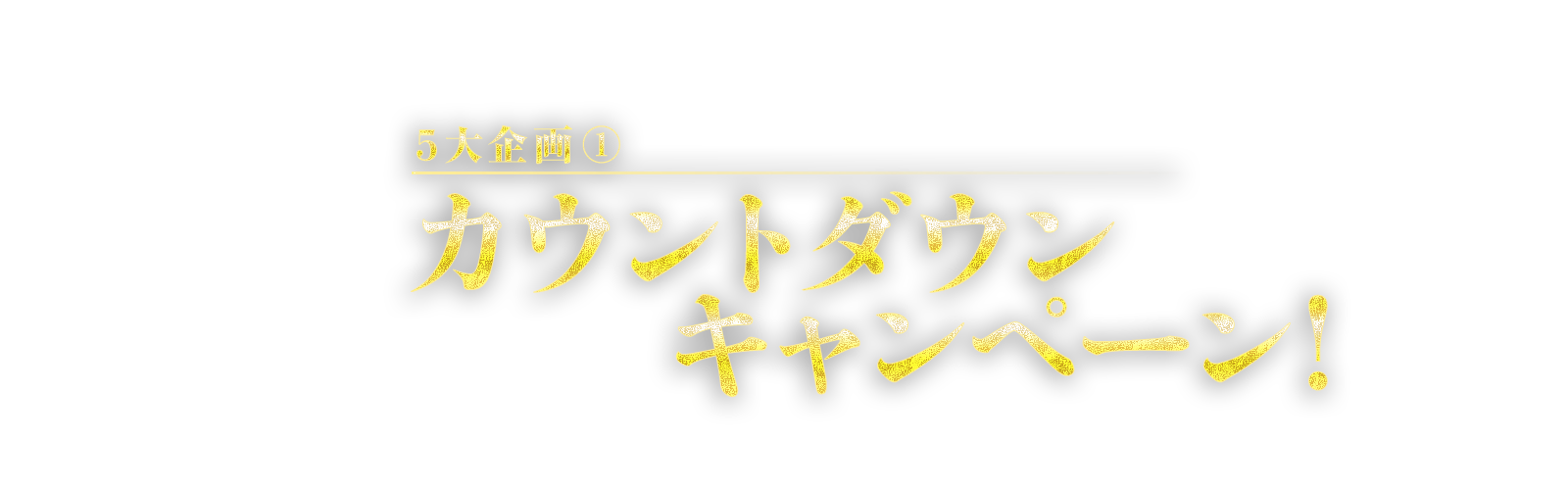 5大企画①　カウントダウンキャンペーン