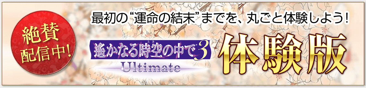 遙かなる時空の中で３ Ultimate 体験版