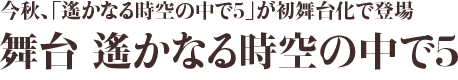 舞台 遙かなる時空の中で５