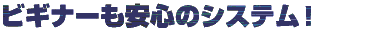 ƒrƒMƒi[‚àˆÀS‚̃VƒXƒeƒ€ÝŒvI