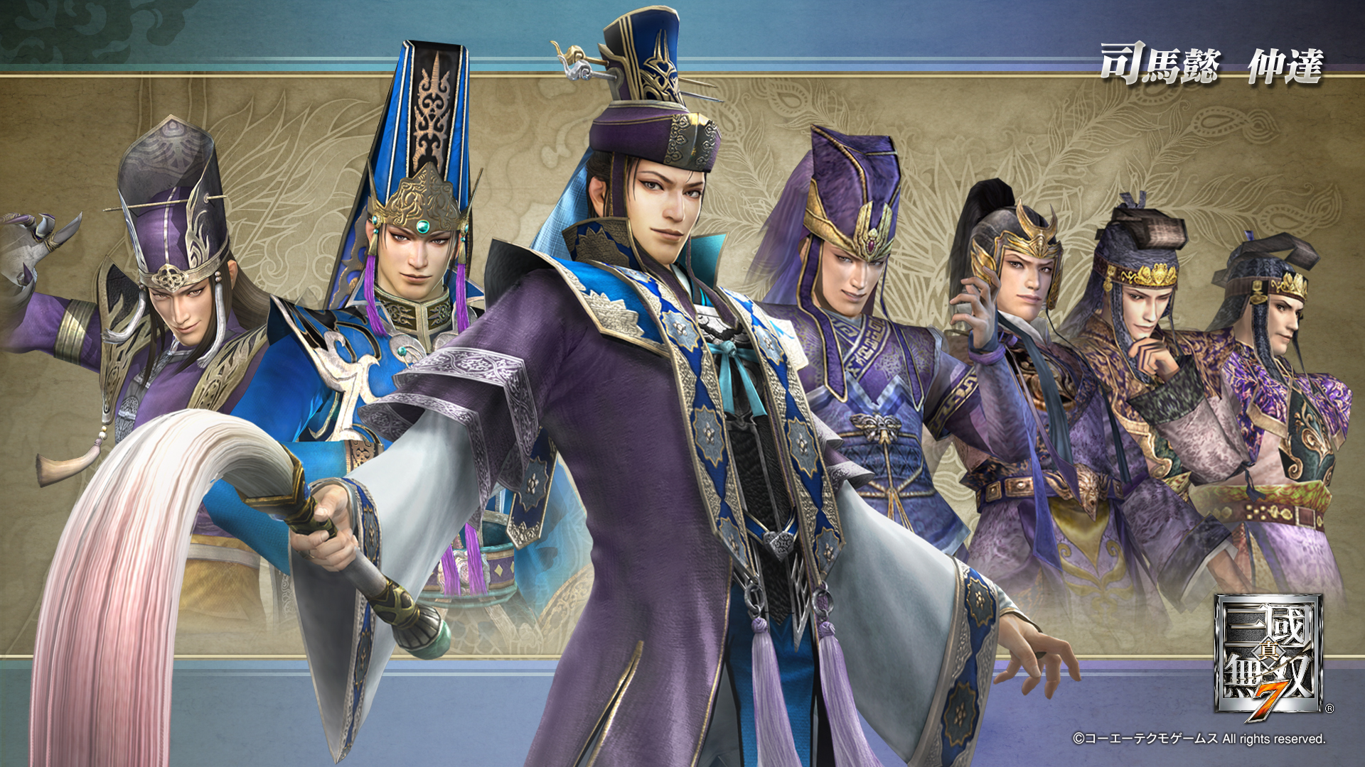 真 三國無雙7 釋出追悼司馬懿聲優滝下毅的紀念桌布 Dynasty Warriors 8 巴哈姆特