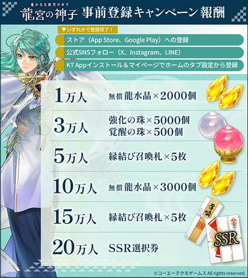 最新作がスマートフォン向けアプリで登場『遙かなる時空の中で 龍宮の