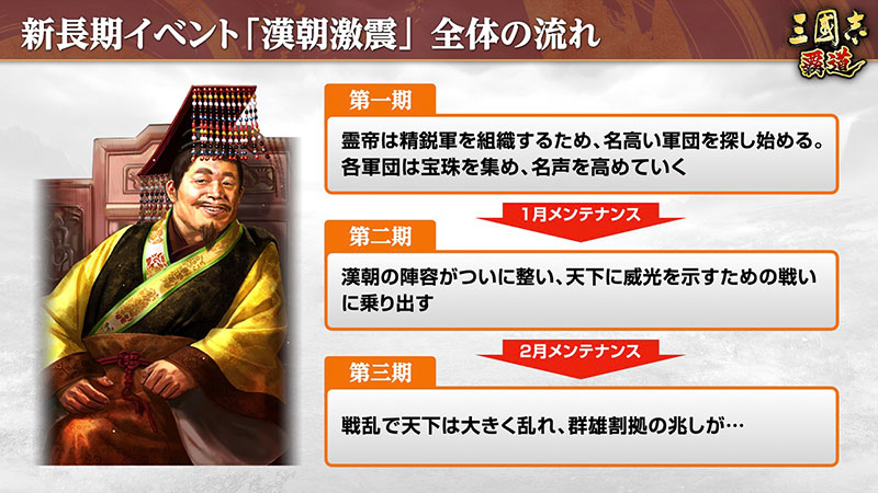 新長期イベント「漢朝激震」開幕！新LR武将「黄忠」・「呂不韋