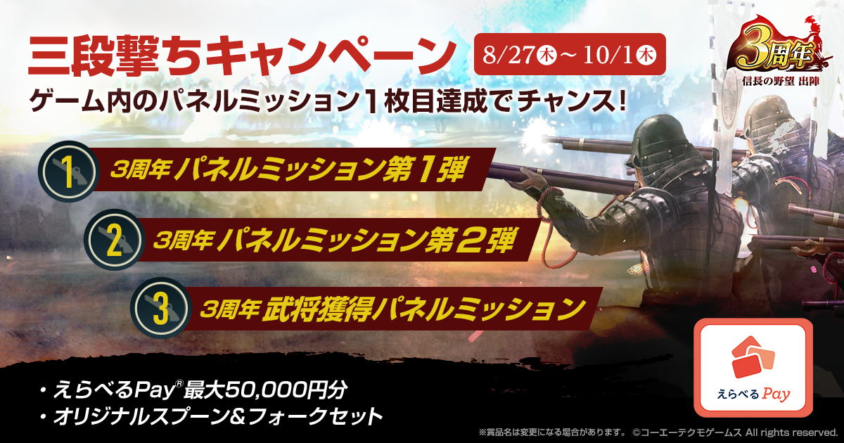 三段撃ちキャンペーン